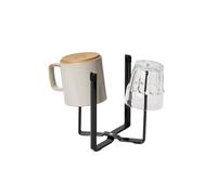 YAMAZAKI Tower - Papelera de acero, color negro, talla única