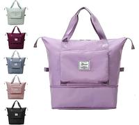 YAMEE Bolsa de Viaje Plegable de Gran Capacidad,Bolso de viaje mujer fin de semana impermeable,Bolsa Deportivas de Gimnasio,Bolsa deporte niña ligera