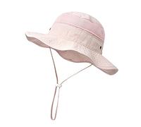 YAMEE Niños Sombrero de Sol para bebé,Sombreros de Playa Ajustable,Gorra de Visera niño para 6 Meses-8 años,Gorro Verano de Pescador para Exteriores/natación/Playa/Piscina