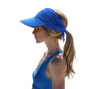 YAMEE Sombrero Visera Mujer Large Brim Sun Protection,Gorro Mujeres Anti-UV Transpirable,Visera De Sol Mujer Ligero Suave,Visera Running con Banda Elástica,para Golf,Ciclismo,Deportes al Aire Libre