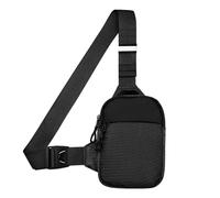 YAMEIZE Bolso Hombre Pequeñas Bandoleras Cross body Mini Cintura Bolso de Mensajero Hombre Bandoleras Casual con Bolsillos Y Cremallera