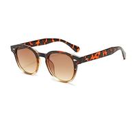 YAMEIZE Gafas de Sol Redondas Polarizado Retro de - Moda para Mujeres Hombres Gafas Ovaladas Clásicas Gafas Círculo Vintage Conducir al Aire Libre