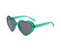YAMEIZE Trendy 90s Polarizado Love Heart - Gafas de Sol para Mujeres Hombres Retro Gafas en Forma de Corazón Vintage Coloful Funny Fiesta al aire libre