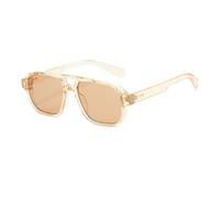 YAMEIZE Vintage Pilot Gafas de Sol de para - Mujeres Hombres Vintage Rectángulo Gafas de Protección UV400 Sombra de Conducción