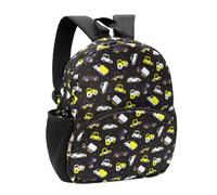 YAMEIZE Zainetto Scuola Zaini per Bambini per Ragazzi e Ragazze Scuola Materna Asilo Zaino Scuola Carino per Bambina Asilo per 2-6 Anni (Coche Negro)