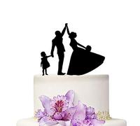 YAMI COCU Decoración para tarta de boda para novia y novio