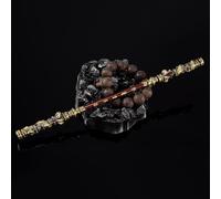 YAMKNICE Bastón Wukong de aro Dorado de Black Myth Wukong, bastón del Rey Mono de 35 cm, colección de Juegos, decoración de Armas del Rey Mono, West - periféricos, Modelo de Juego (Bronze)