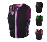 YAMNYSS Chaleco De Natación Profesional, Chaleco Salvavidas De Flotabilidad Anticolisión para Deportes Acuáticos para Adultos, Chaqueta para Pesca, Canotaje, Rafting,Púrpura,XL