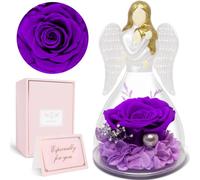 Yamonic Regalo para Mama Navidad, Rosa Eterna Regalos Originales para Mama,Flores Preservadas Regalo Cumpleaños Mama, Regalo para mi Hija Navidad,Flore Eterna Regalo Abuela,Regalo Dia de la Madre