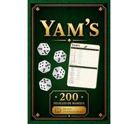 YAM'S - 200 feuilles de marque: Jeu de dés | Cadeau idéal pour les amateurs | Règles du jeu détaillées | Pour débutants et confirmés