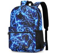 YAMTION Mochila escolar de 17.3 pulgadas, mochila ligera para hombres y adolescentes con puerto de carga USB para la escuela secundaria