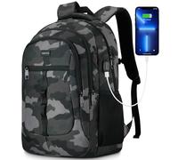 YAMTION Mochila Escolar Hombre,17.3 Pulgadas Mochila Juvenil Mochila Portatil para Adolescente Estudiante Universidad Instituto Oficina Trabajo