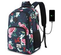 YAMTION - Mochila para adolescente y niña, para mujer, mochila para ordenador, clase de ocio de negocios, colegio escolar, escuela secundaria, trabajo universidad viajes a la escuela