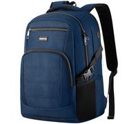 YAMTION Mochila para hombre, Azul, 17.3 inch, Mochila