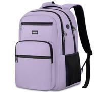 YAMTION Mochila para hombre, mochila escolar adolescente, morado, 15.6"