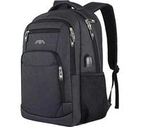 YAMTION Mochilas Escolares Hombre Mochila para Portátil Antirrobo con Puerto de Carga USB