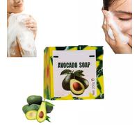 Yamusa Avocado Soap for Skin,Handmade Avocado Soap,Avocado Nourishing Soap,Avocado Oil Cleansing Soap,Moisturizing Soap Bar for Men and Women (1)