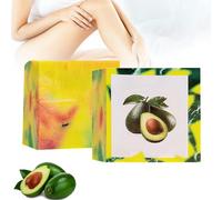 Yamusa Avocado Soap,yamusa Avocado Soap for Skin,Handmade Natural Oil Cleansing Bar For Face, Body, Hands, Moisturizing Soaps Bar for Men and Women-2pcs
