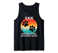 YAN Home For Wayward Dogs Apellido Camiseta sin Mangas