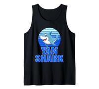 YAN Shark Family Reunion Squad Primer Apellido Camiseta sin Mangas