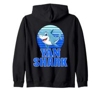 YAN Shark Family Reunion Squad Primer Apellido Sudadera con Capucha