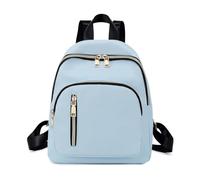 YANAIER Mini mochila para mujeres y niñas, mochila antirrobo, mochila escolar para mujer, Azul Claro, Small