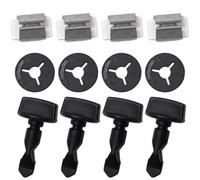 YananAC Cubierta de enganche de remolque tornillos para la abrazadera de sujeción de la cubierta del parachoques para A3 8p A1 Q5 Q7 TT Golf 4 5 6 7 Transporter T6 T5 T4 T3 Touran Tiguan Polo CC Jta
