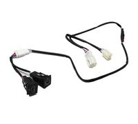 YananAC Enchufe de carga USB, cargador rápido, doble QC3.0 PD, enchufe hembra, adaptador USB, adaptador para arnés de cables para Golf 6 Golf 5 Scirocco Jetta IV EOS