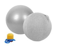 Yanayi Balón de Ejercicios Grande | Corrección de Postura con Bomba,Balón de Yoga para Embarazo | para Entrenamiento Atlético Fitness para Mayores Gimnasio en Casa Habitación de Residencia Equipo de