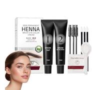 Yanayi Kit de Tinte para Cejas,Duradero Semipermanente,Coloración de Cejas | Resistente al Sudor para Principiantes Uso en Hogar Salón Belleza Maquillaje y Viaje