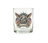 Yanayi Vaso Para Whiskey Del 250º Aniversario | Artículos De Bebida Históricos Patrióticos 1776-2006,Vaso de Whisky para Día de la Independencia - Para Hombres Papá Abuelo Esposo Hijo Adultos