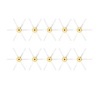YanBan 10 cepillos Laterales de 6 Brazos para iRobot Roomba 500 600 700 Serie 550 560 630 650 760 770 780 Accesorios de aspiradora Piezas