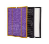 YanBan 3 piezas AC4141 AC4143 AC4144 Kit de filtro para Philips AC4072 AC4074 AC4083 AC4084 AC4085 AC4086 AC4014 ACP073 purificador de aire piezas