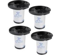 YanBan 4 filtros compatibles con Rowenta X-Force Flex 11,60 12,60 14,60 15,60 15,60, número de pieza ZR009007