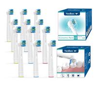 YanBan Cabezal de cepillo de dientes 12 piezas para Oral B cabezales de cepillo de dientes de repuesto, Compatible con Braun cepillo de dientes eléctrico recargable