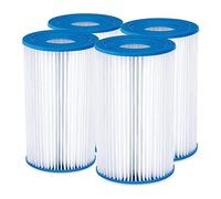 YanBan Filtros de Repuesto Tipo A/C compatibles con Best-Way 58012 Cartucho de Filtro, Paquete de 4 filtros de Bomba de Piscina para Best-Way Tipo Ⅲ Cartuchos de Filtro