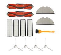 YanBan Kit de Repuesto para Xiaomi Mijia 1C STYTJ01ZHM Dreame F9 Robot Aspirador Incluye 2 cepillos Principales, 4 filtros, 2 trapeadores, 4 cepillos Laterales y 1 Cepillo de Limpieza