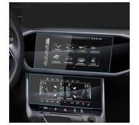 YANBINDP Protector Pantalla Navigation Coche para A6 A7 2019-2024, Vidrio Templado Navegación Película Protectora Antiarañazos Accesorios,C