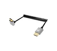 YANBORONSN 4K Mini HDMI a HDMI Spiralkabel 2.2FT Kurzes HDMI zu Mini HDMI Kabel Federspirale HDMI 2.0 Kabel 4K @120Hz 18Gbps für Kamera/Camcorder/HDTV/Tablette (Abajo)
