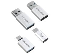 YANBORONSN Adaptador de bloqueador de datos USB y adaptador de bloqueador | USB A y USB C solo admite carga, protección de zumo para aeropuertos, hoteles, estaciones de carga pública y viajes