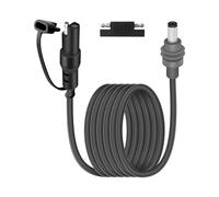 YANBORONSN Cable de alimentación 18AWG SAE a Mini DC5521 Macho, Cable de alimentación Mini DC5.5 X 2.1 a Enchufe SAE con Adaptador SAEpara Coches, Motocicletas, Paneles solares (3M)