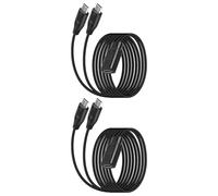 YANBORONSN Cable de Carga Divisor USB C Múltiple 2 en 1, Conector Hembra USB C a 2 Conectores Macho Tipo C, Cable de Alimentación en Y, Sin Transferencia de Datos, 1 Metro (Paquete de 2)