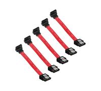 YANBORONSN Cable de datos SATA III, cable de datos SATA de 3 pulgadas, 6,0 Gbps de 7 pines, SATA III hembra a Female (5 paquetes), compatible con SSD de 2,5 pulgadas, unidades de (Curva hacia abajo)