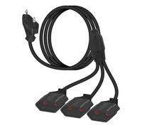 YANBORONSON Cable de Corriente Europeo, 2.5A 250V, Cable de Extensión Plano, para TV, Cargadores, Electrodomésticos (Largo)