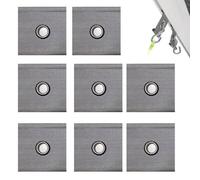 YanBous 8 x Ojal para Carril Keder, Apto para Diámetros de 5/6mm - 7/8mm, Ganchos Universales para Marquesinas de Caravanas y Camping - Cinta de Keder para Toldo