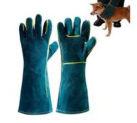 YanBous Guantes Antimordeduras para Animales, Guantes de Trabajo Antimordeduras de 40 cm-Guantes Robustos para Animales,Ideales para Soldadura, Cuidado y Manejo de Perros, Gatos,Serpientes,Lagartos