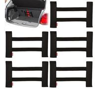 YanBous Set de 5 redes de almacenamiento para maletero - Con cierre de velcro, ideal para asegurar objetos en el coche, perfecto para organización y almacenamiento, tamaño: 20 x 38 cm