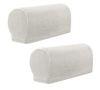 YancLife Fundas para Reposabrazos de Silla, Juego de 2 Fundas Elásticas para Sillón para Brazos, Fundas para Brazos de Sofá de Spandex Poliéster Antideslizantes Fundas para Reposabrazos Sillas
