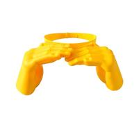 Yancremio Divertido Sombrero De Sol con Forma De Mano,Sombrero Creativo, Ajustable Y Manos Libres para Dar Sombra: Ideal para La Playa, Festivales Y Fiestas (Amarillo)