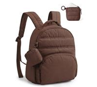 Yancremio Mini Mochilas Para Mujer,Mochila Acolchada A Cuadros Pequeña Y Hinchada Con Bolsa, Bolso Ligero Para Mochila (Color 2,12 * 31 * 24)